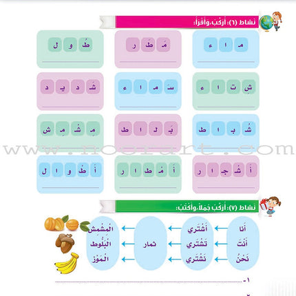 Itqan Series for Teaching Arabic Workbook: Level 1 سلسلة إتقان لتعليم اللغة العربية التمارين والأنشطة
