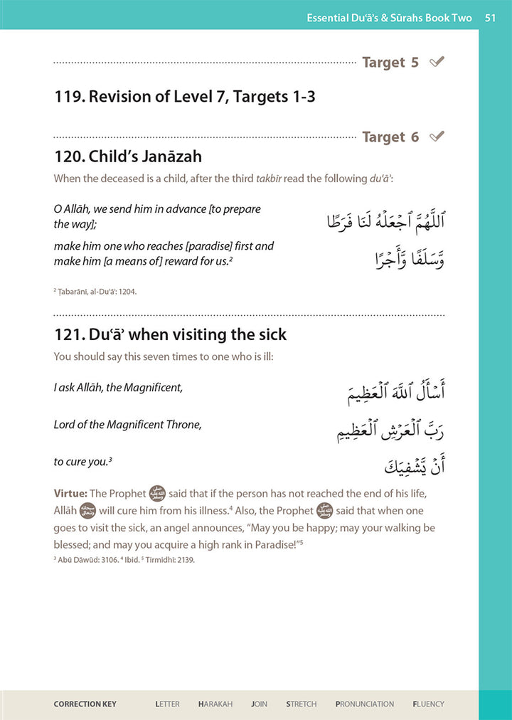 Essential Du'a's & Surahs: Book 2 (Madinah script)