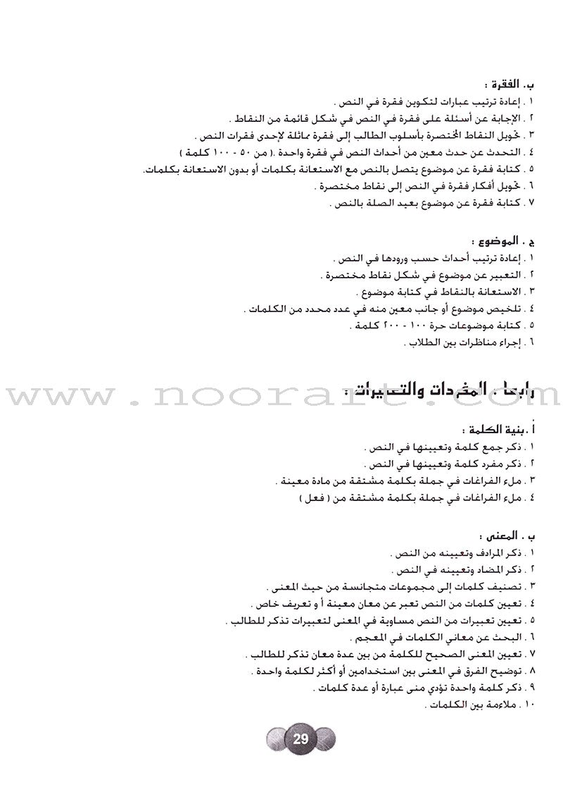 Horizons in the Arabic Language Teacher Book: Level 6 الآفاق في اللغة العربية كتاب المعلم