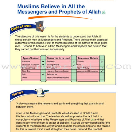 ICO Islamic Studies Teacher's Manual: Grade 6, Part 1