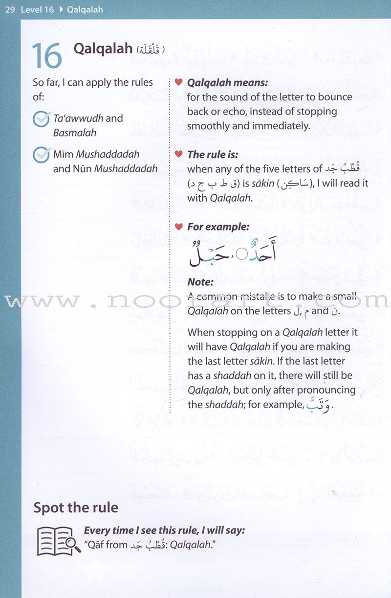 Rules of Tajwid (Madinah Script)