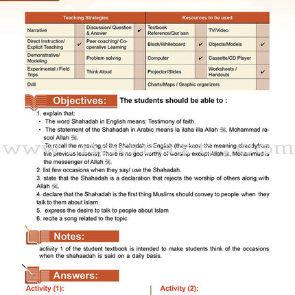 ICO Islamic Studies Teacher's Manual: Grade 2 (Light Edition)