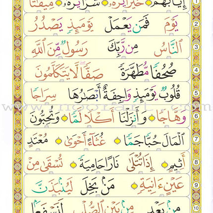 Noorani Qa'idah: Master Reading the Qur'an (Arabic & English, Regular Size: 8.5" x 11") القواعد النورانية