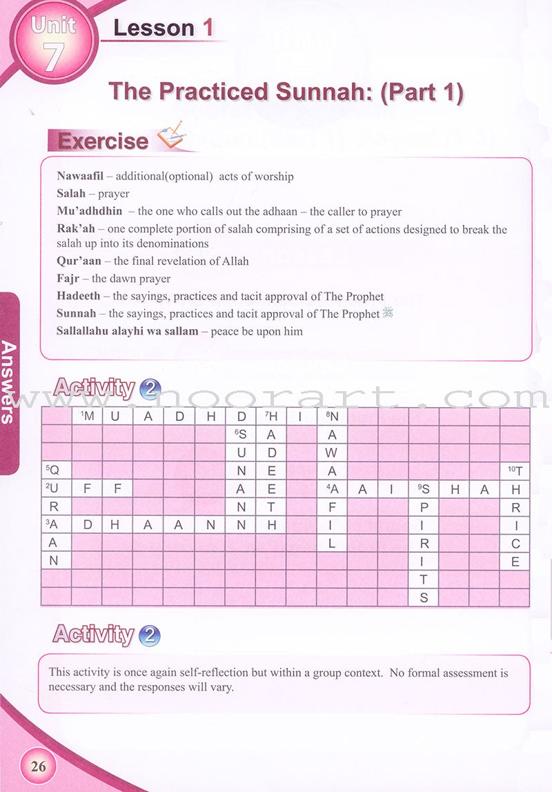 ICO Islamic Studies Teacher's Manual: Grade 9, Part 1