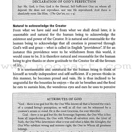 Islam the Natural Way