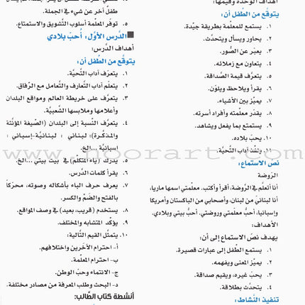 Itqan Series for Teaching Arabic Teacher Guide: KG2 سلسلة إتقان لتعليم اللغة العربية دليل المعلم