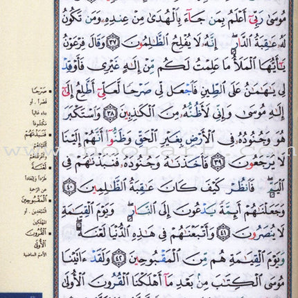 Tajweed Qur'an (Whole Qur'an, with Zipper, Size: 3" × 4") مصحف التجويد