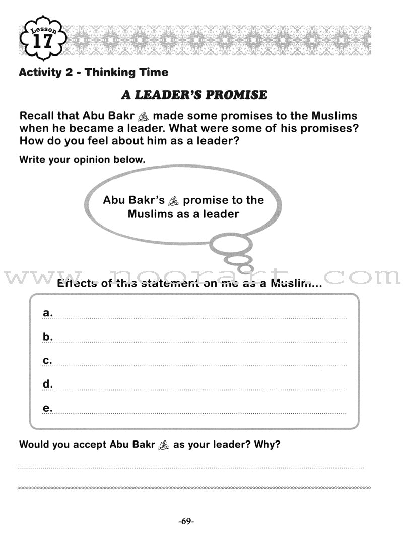 Sirah of Our Prophet Workbook: Level 3