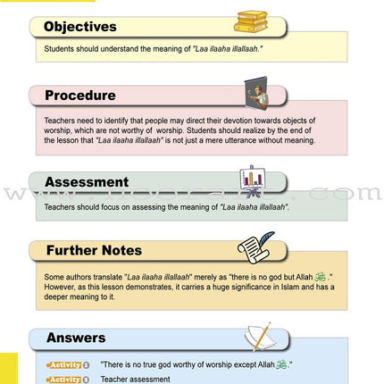 ICO Islamic Studies Teacher's Manual: Grade 2, Part 1