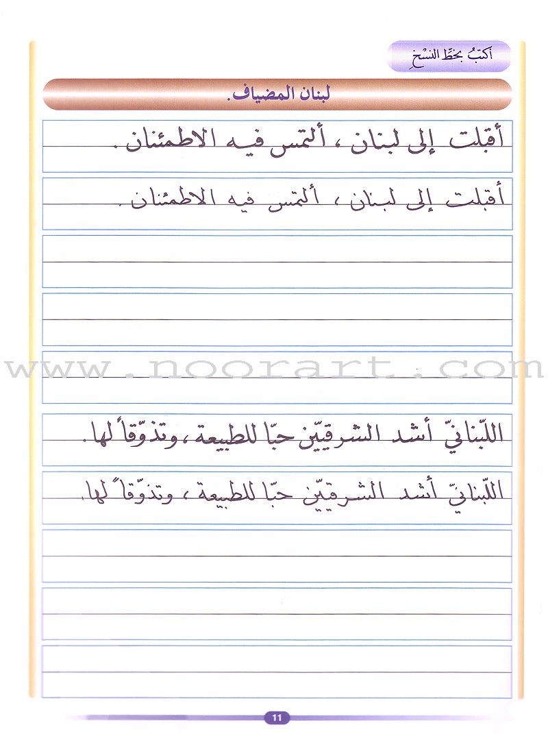 My Arabic Language Handwriting (Naskh): Level 5 لغتي والخط