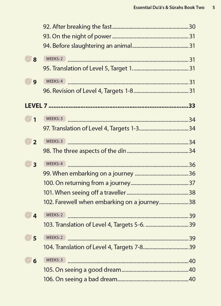 Essential Du'a's & Surahs: Book 2 (Madinah script)